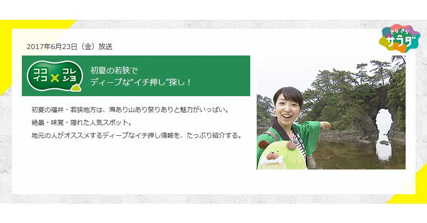 NHK東海放送 2017年6月23日 掲載記事